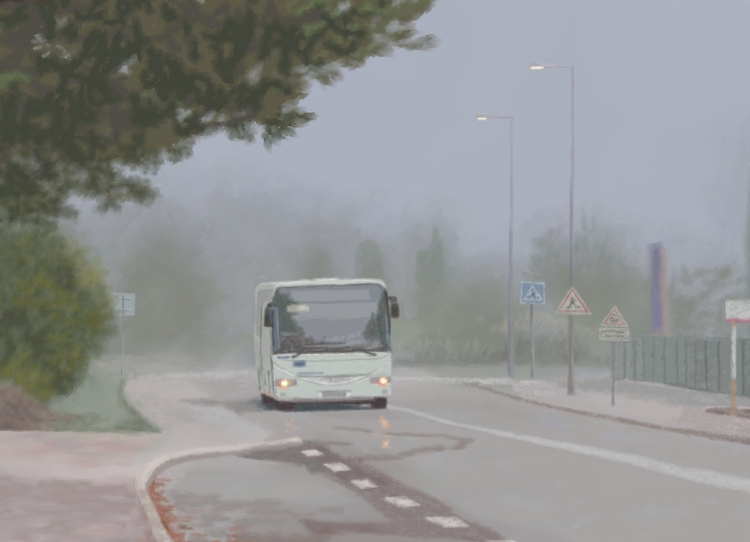 THE FOG OF SOUTHERN FRANCE   P-215(2016) 2