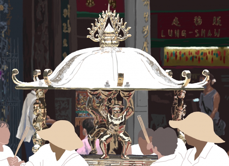 DEDICATING INCENSE 上香    (2017   P-234) 3