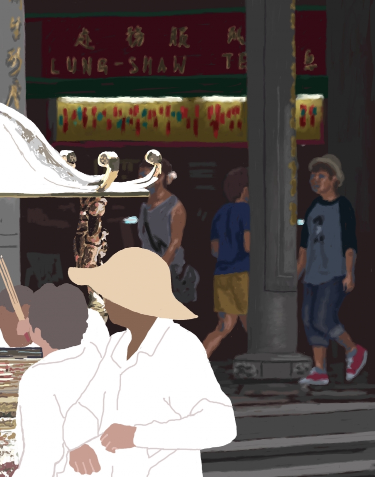 DEDICATING INCENSE 上香    (2017   P-234) 5